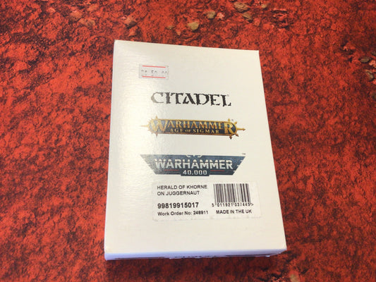Citadel Warhammer 40K/Age of Sigmar Herald of Khorne on Juggernaut