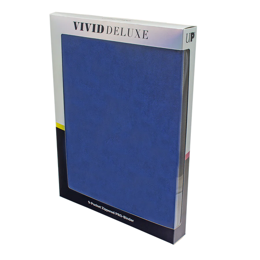 Ultra Pro: Vivid Deluxe 9-Pocket Zippered Pro Binder - Blue