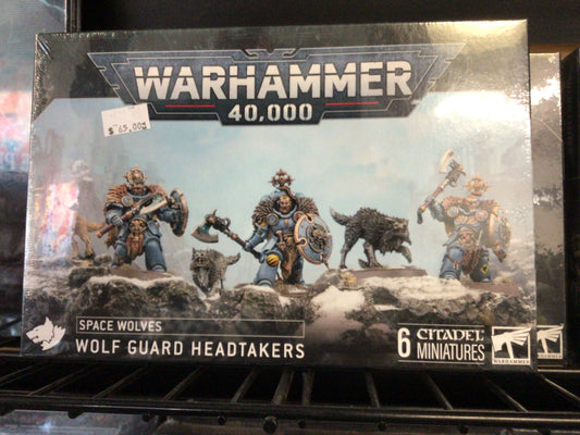 Warhammer 40K: Space Wolves (Wolf Guard Headtakers) Qty. 6