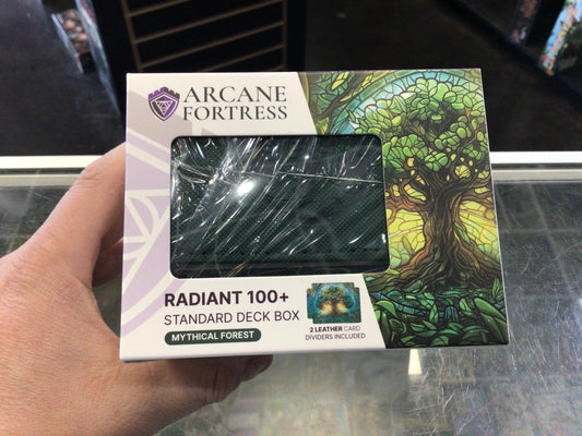 Arcane Fortress: Radiant 100+ Standard Deck Box - Mythical Forest