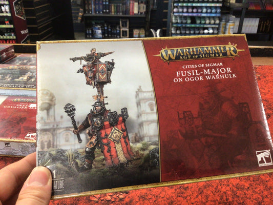 Warhammer Age of Sigmar Fusil-Major on Ogor Warhulk