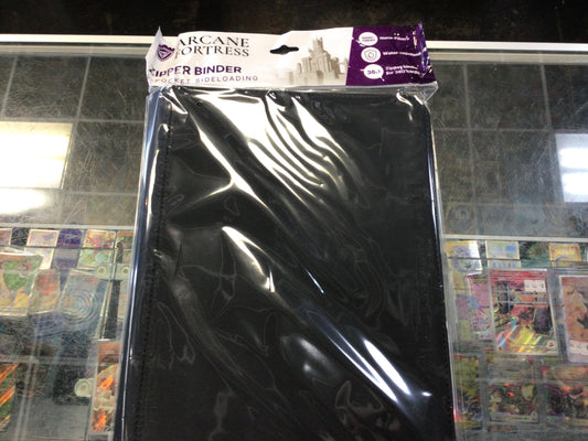 Arcane Fortress: 9 Pocket Sideloader Artwork Zipper Binder - Black
