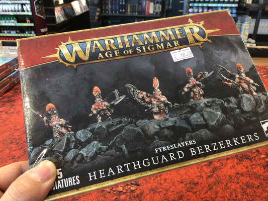 Warhammer Age of Sigmar Fyreslayers Hearthguard Berzerkers