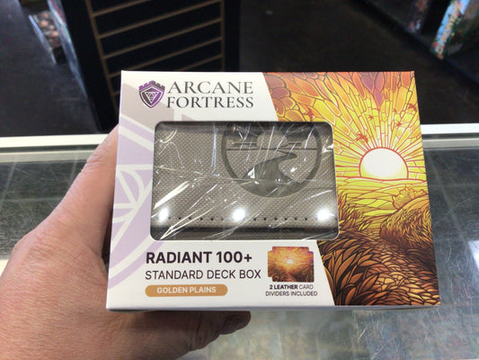 Arcane Fortress: Radiant 100+ Standard Deck Box - Golden Plains