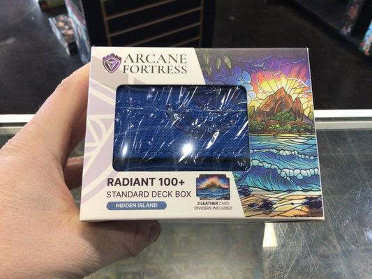 Arcane Fortress: Radiant 100+ Standard Deck Box - Hidden Island