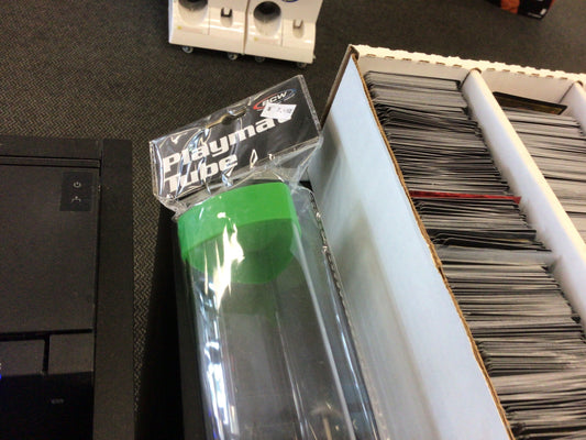 BCW Playmat Tube + Dice, Green