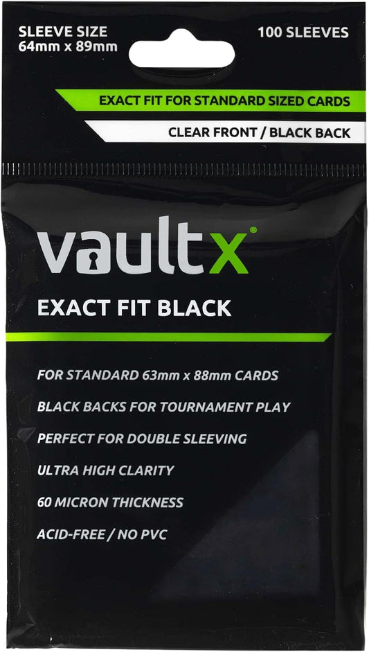 Vault X: Exact Fit Sleeves - Black