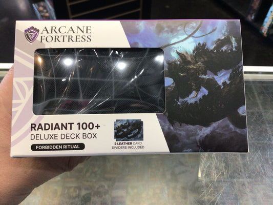 Arcane Fortress: Radiant 100+ Deluxe Deck Box - Forbidden Ritual