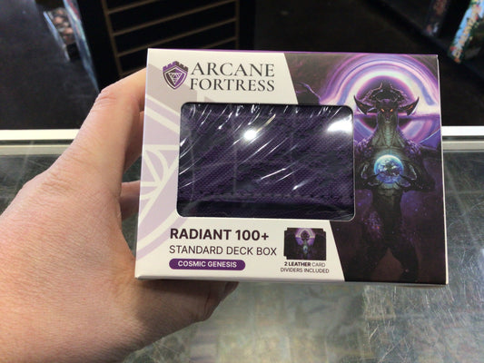 Arcane Fortress: Radiant 100+ Standard Deck Box - Cosmic Genesis
