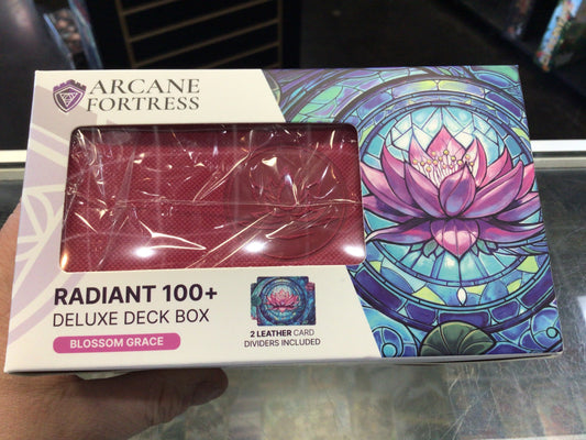 Arcane Fortress: Radiant 100+ Deluxe Deck Box - Blossom Grace