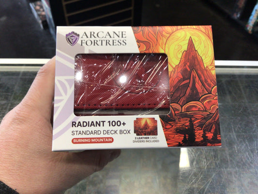 Arcane Fortress: Radiant 100+ Standard Deck Box - Burning Mountain