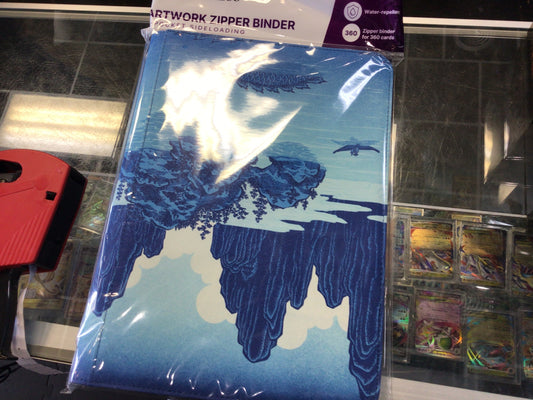 Arcane Fortress: 9 Pocket Sideloader Artwork Zipper Binder - Ukiyo-e Echoes of the Deep