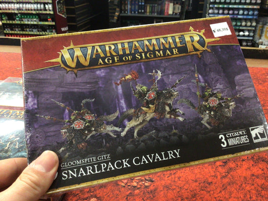 Warhammer Age of Sigmar Gloomspite Gitz Snarlpack Cavalry