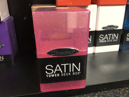 Ultra Pro: Glitter Satin Tower Deck Box - Pink