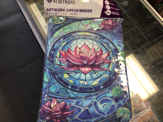 Arcane Fortress: 9 Pocket Sideloader Artwork Zipper Binder - Blossom Grace