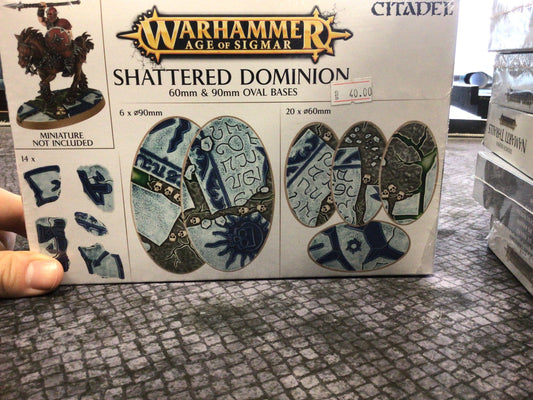 Warhammer Age of Sigmar Shattered Dominion Oval Bases