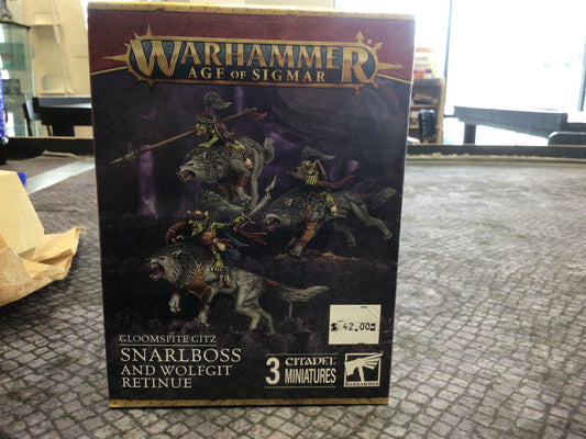 Warhammer Age of Sigmar Snarlboss and Wolfgit Retinue