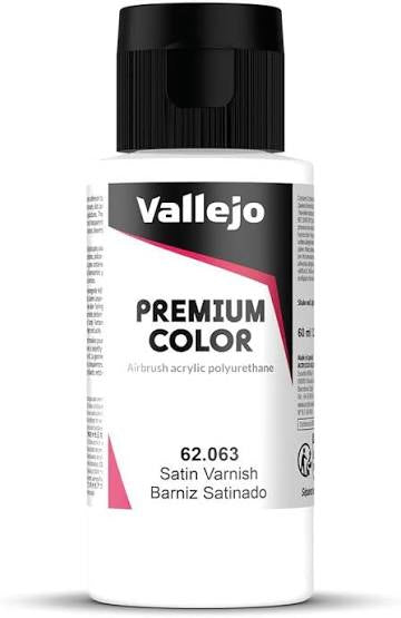 Vallejo Premium Color: Satin Varnish, 60 ml