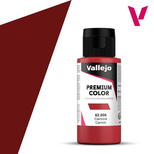 Vallejo Premium Color: Carmine, 60 ml