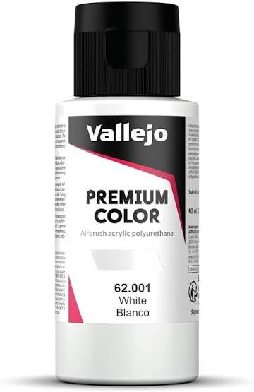 Vallejo Premium Color: White, 60 ml