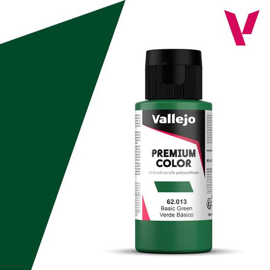 Vallejo Premium Color: Basic Green, 60 ml