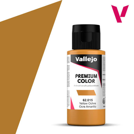 Vallejo Premium Color: Yellow Ochre, 60 ml