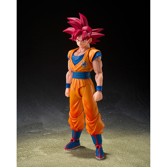 Dragon Ball Figure: Tamashii Nations S.H. Figuarts- Super Saiyan God Son Goku (God Aura)