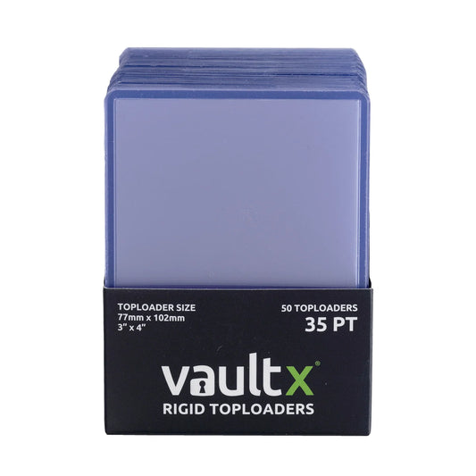 Vault X: Rigid Toploaders 35pt - 50 Pack