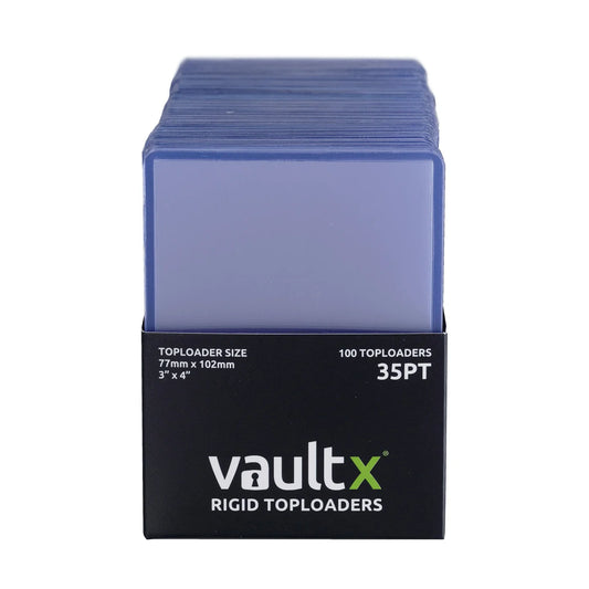Vault X: Rigid Toploaders 35pt - 100 Pack