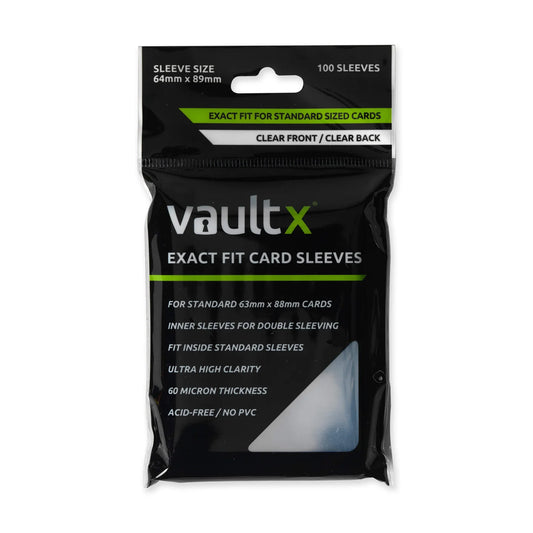 Vault X: Exact Fit Sleeves - Clear