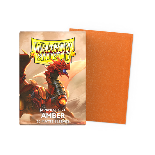 Dragon Shield: Japanese Matte Sleeves - Amber