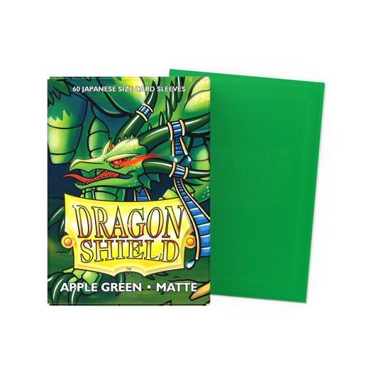 Dragon Shield: Japanese Matte Sleeves - Apple Green