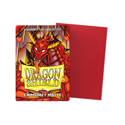 Dragon Shield: Japanese Matte Sleeves - Crimson