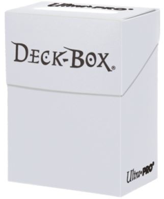 Ultra Pro: 80+ Deck Box - White