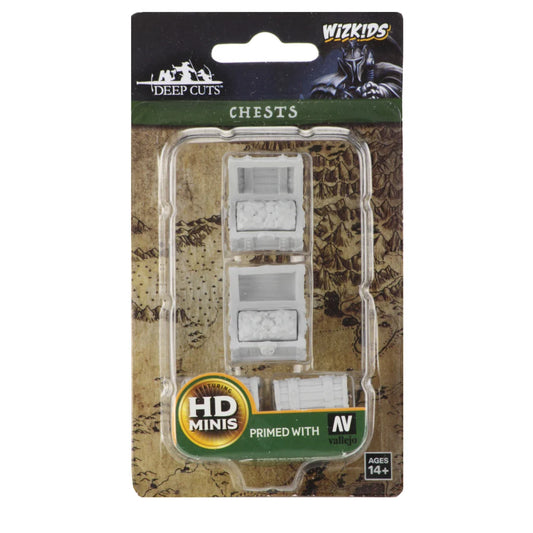 Wizkids Deep Cuts: Unpainted Miniatures - Chests