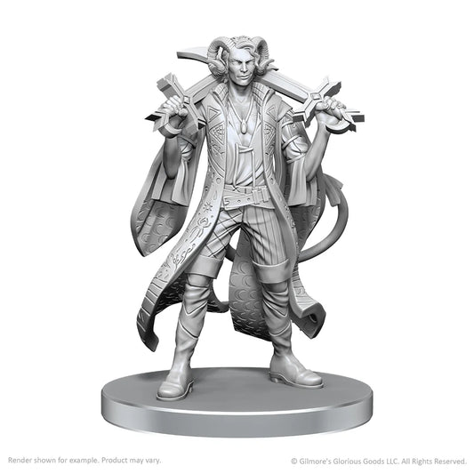 Critical Role: Unpainted Miniatures - Mollymauk Tealeaf & Caduceus Clay
